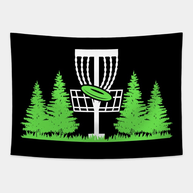 Disc Golf Tapestry by Hensen V parkes