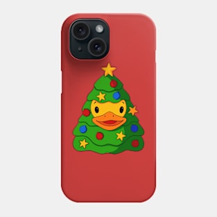 Christmas Tree Rubber Duck Phone Case