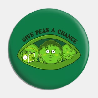 Give Peas a Chance Pin