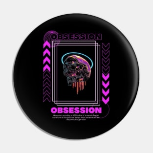 Graphic Obsession Pin