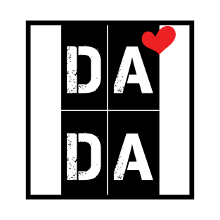 Dada Dad Life Dadlife Fathers Day Gift Cool Trendy T-Shirt