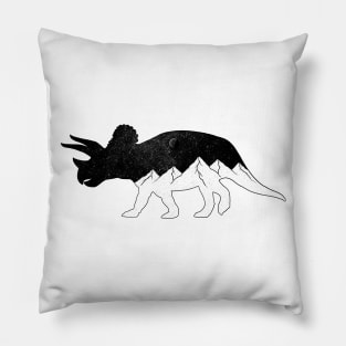 Cosmic Triceratops Pillow