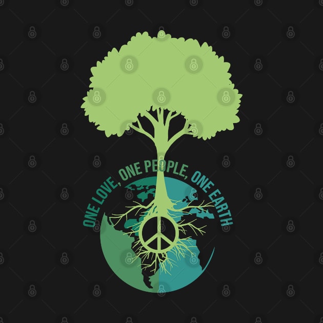 One Love One People One Earth by RKP'sTees