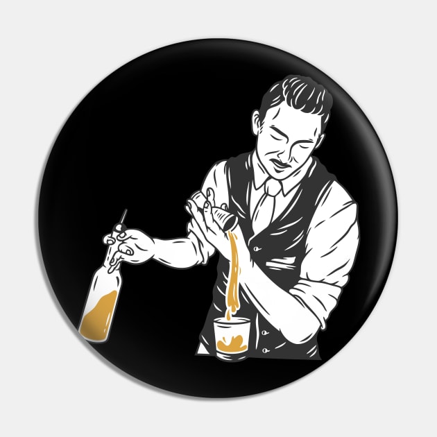 The Bartender Pin by Shankara