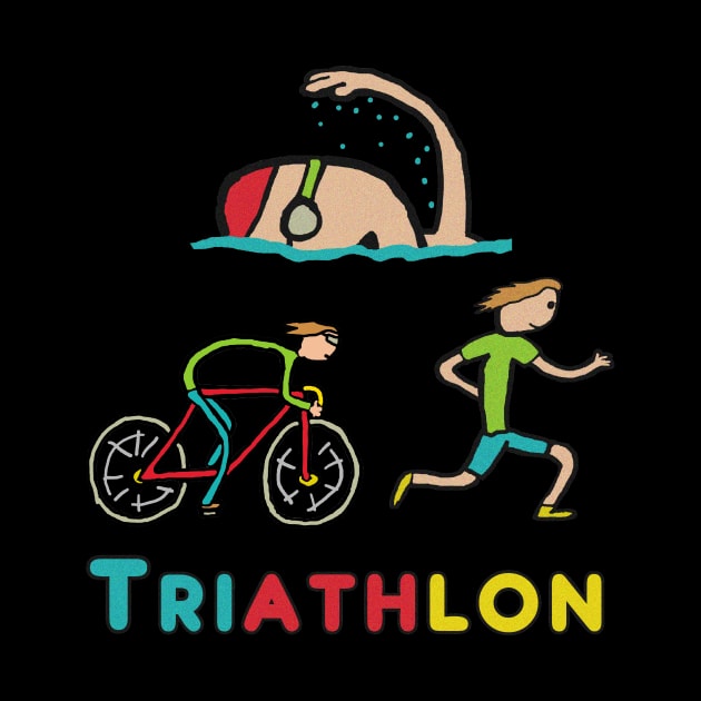 Triathlon by Mark Ewbie