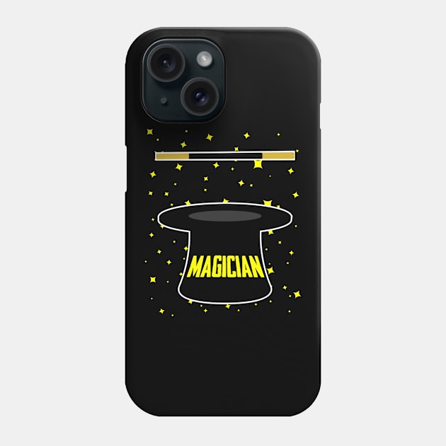 Magician Magician Magic Abracadabra Magical Phone Case by SpruchBastler