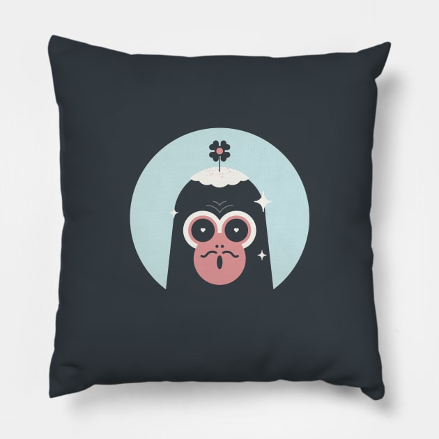 Monkey Magic Pillow by ink choi design