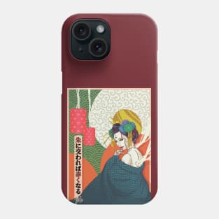 Hanafuda Geisha Phone Case