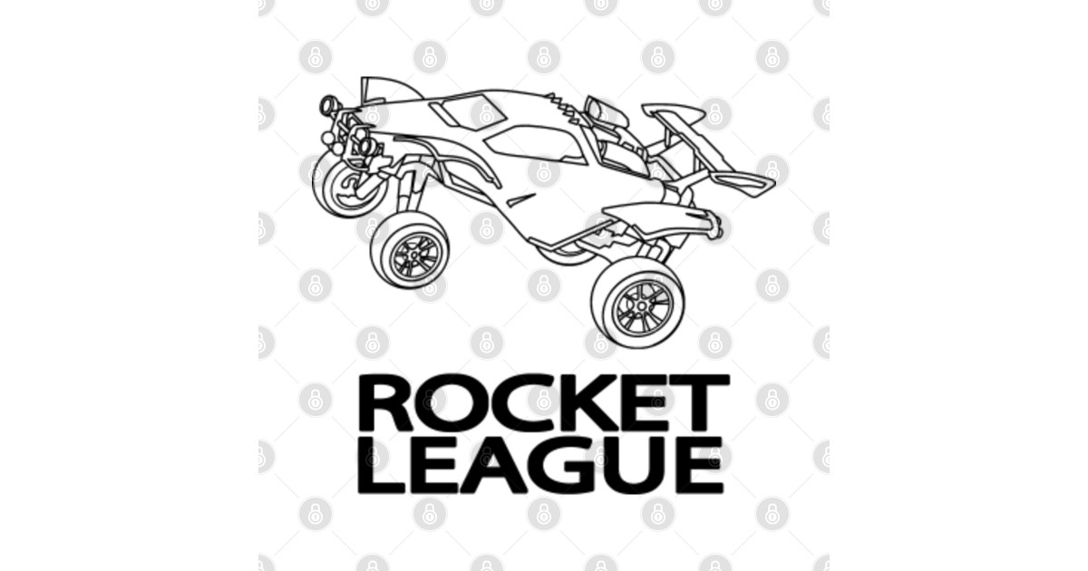 Rocket League octane black - Rocket League - T-Shirt ...