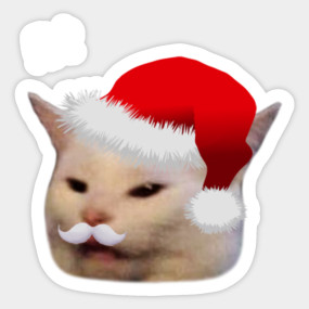 Smudge Le Chat Noel Table Chat Drole De Meme Smudge The Cat