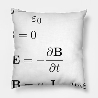 Maxwell's equations Pillow