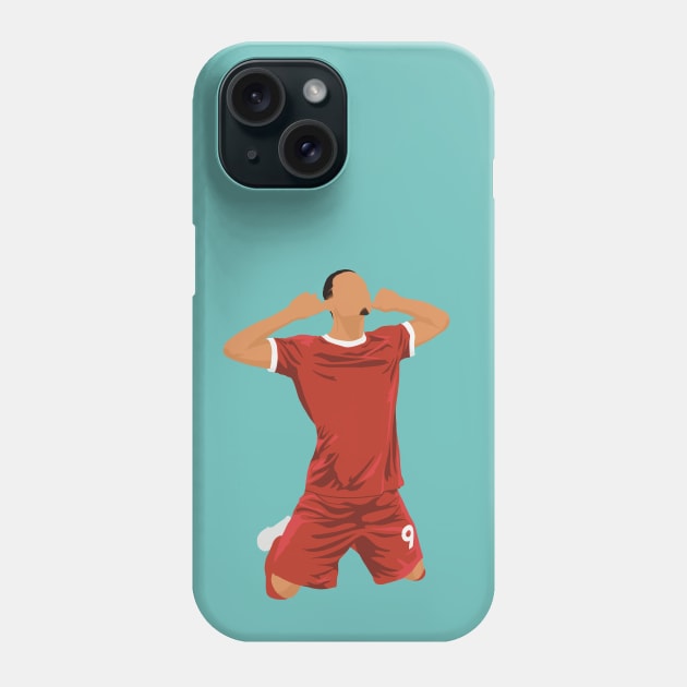 darwin nunez celebration minimalist illustration Phone Case by maoudraw