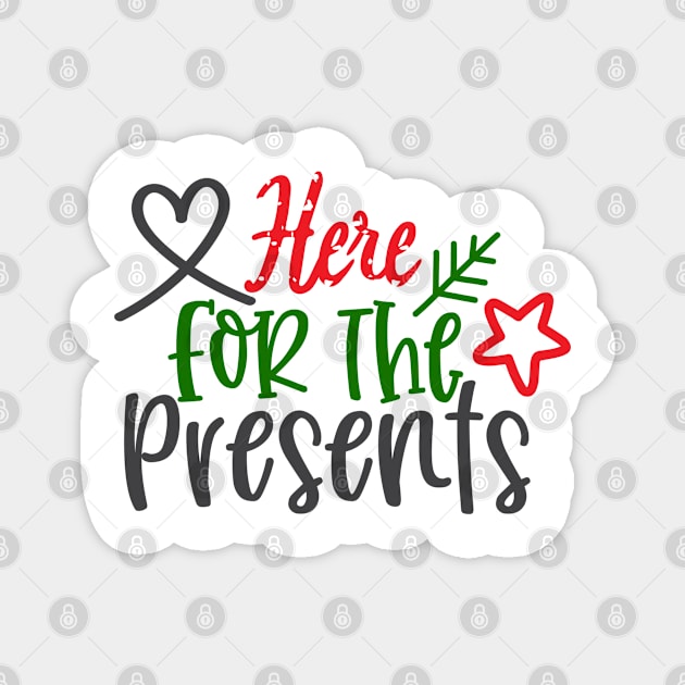 Here for the presents Magnet by niawoutfit