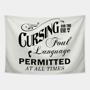 Cursing and the use of Foul language Tapestry