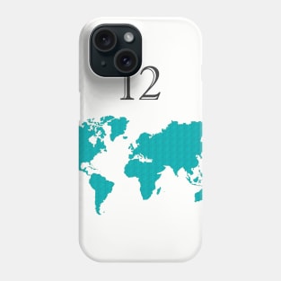 My Number 12 & The World Phone Case