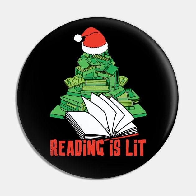 Reading is lit Pin by MZeeDesigns