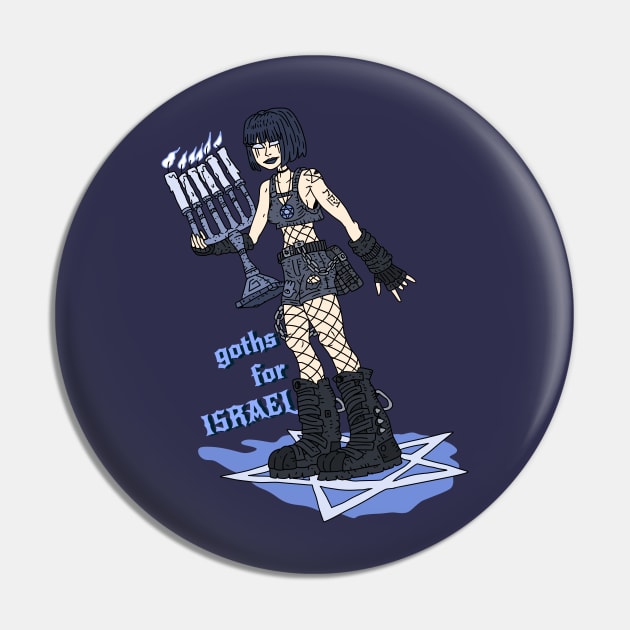 Goths for israel Pin by JJadx