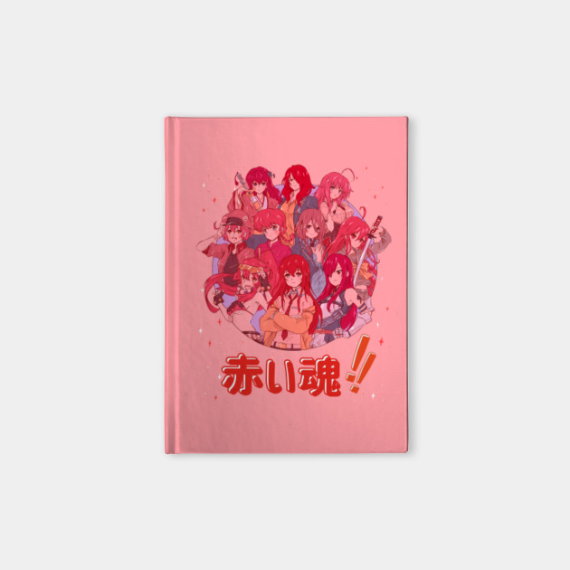 Red Soul Anime And Manga Notebook Teepublic