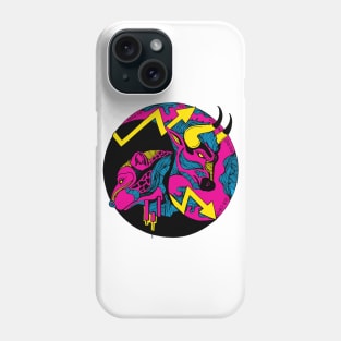 CMYK Bull and Bear Phone Case