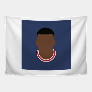 Georginio Wijnaldum Minimalistic Face Art Tapestry