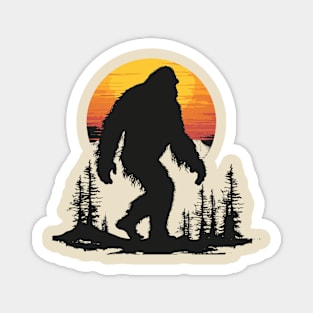 Mystic Sunset Bigfoot Magnet