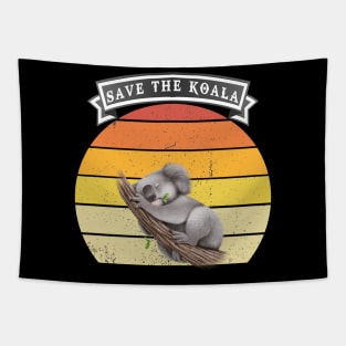 save the koalas Tapestry