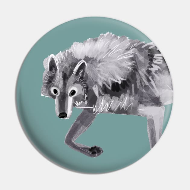 Artic Wolf #4 Pin by belettelepink