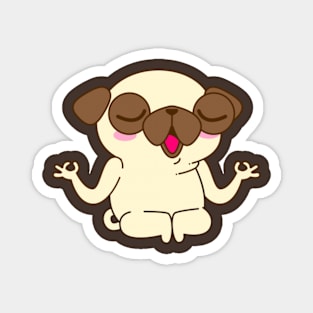 Zen Pug Magnet