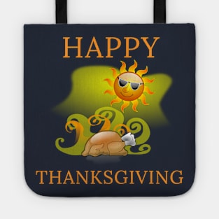 Happy Thanksgiving Turkey Day Cool Gratitude Gift Tote