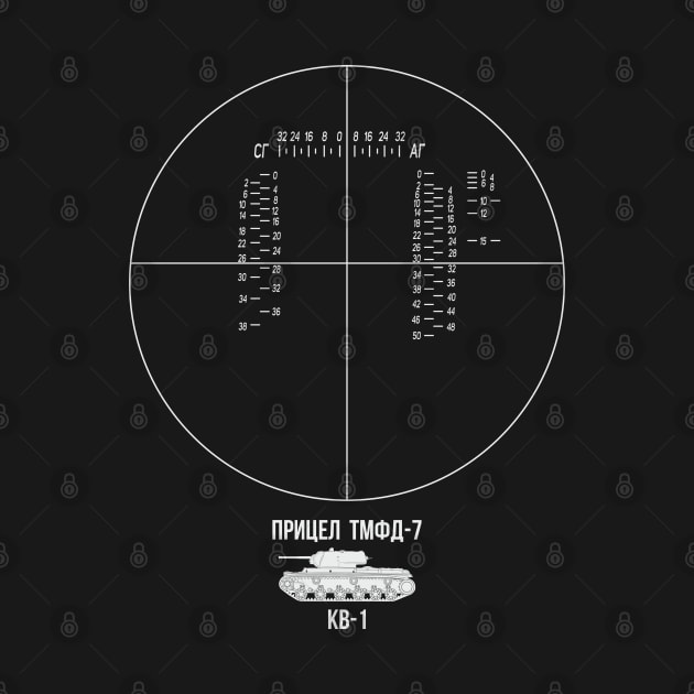 TMFD-7 sight mounted on KV-1 tank (on dark) by FAawRay