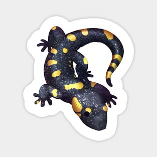 Cozy Fire Salamander Magnet