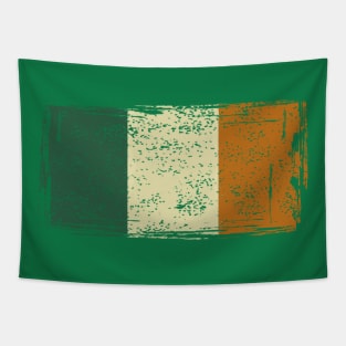 Irish Flag Distressed Design Tapestry