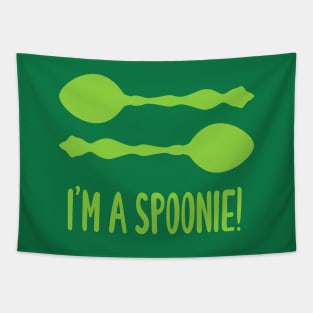 I'm A Spoonie! (Lime Green) Tapestry