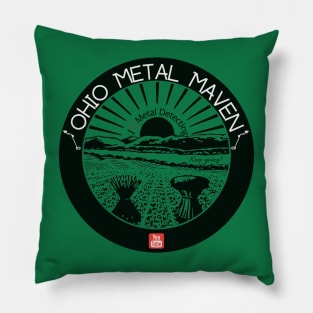 Ohio Metal Maven Logo Mono Pillow