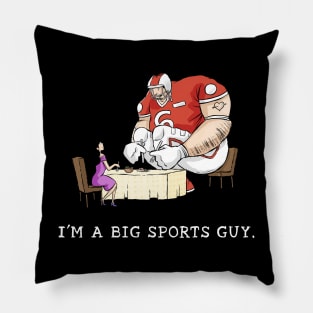 Sports Guy (light text) Pillow