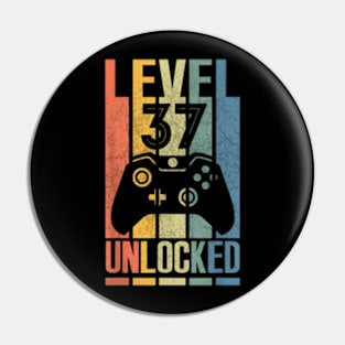 Level 37 Video 37 Birthday Pin