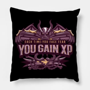 Gamer Gift, XP, dragon dungeons, RPG Pillow