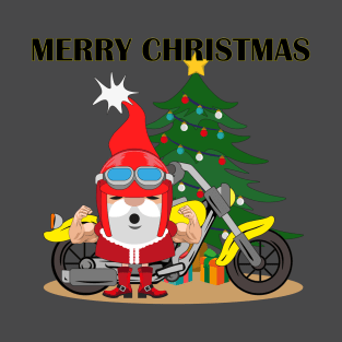 Biker Santa T-Shirt