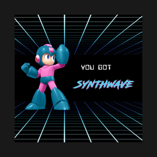 Megaman Synthwave get T-Shirt