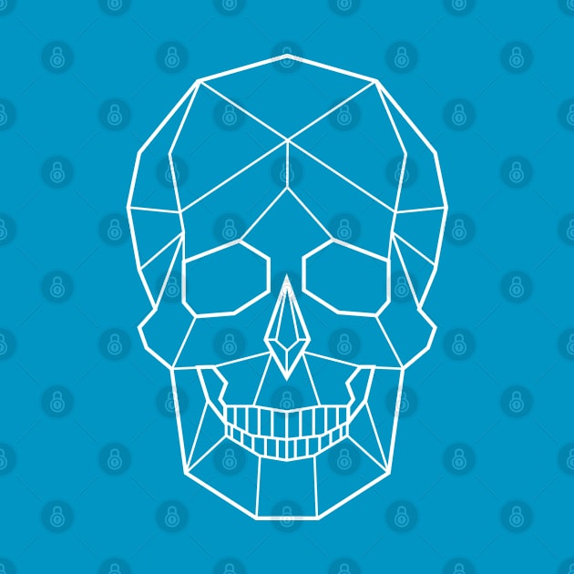 Geometric Skull Art by LittleMissy