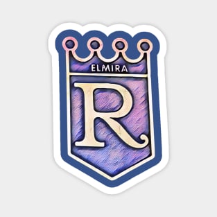 Elmira Royals Baseball Magnet