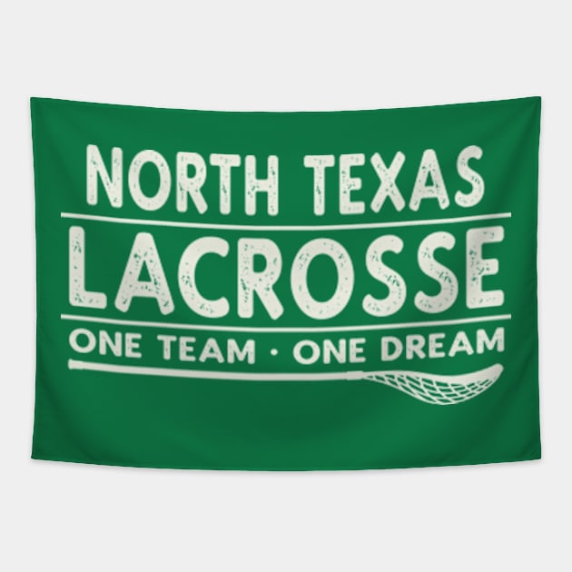 North Texas Lacrosse One Team One Dream Tapestry by tropicalteesshop