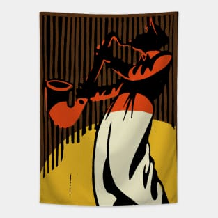 The Jazz Sax Player Tapestry