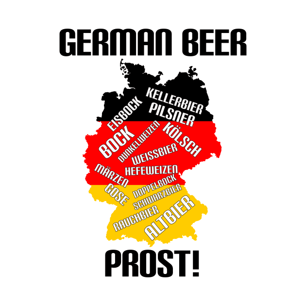 German Beer Prost by HighBrowDesigns