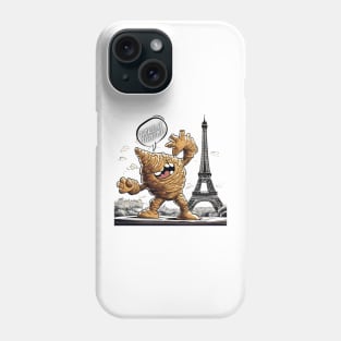 funny croissant Phone Case