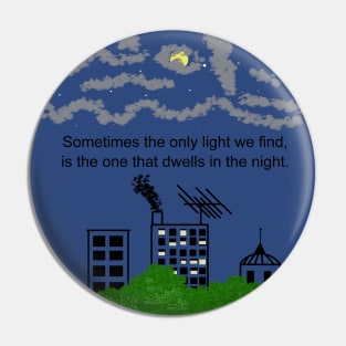 City Night Scape Pin