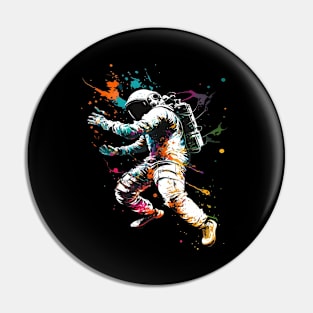 Astronaut Dancing in Space Pin