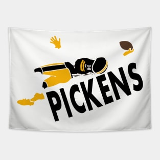 Pickens 14, Pittsburgh Football design Tapestry