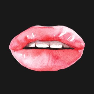 Watercolor fashion lips T-Shirt