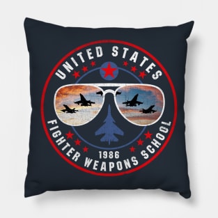 US Fighter Weapons School Glasses Pillow